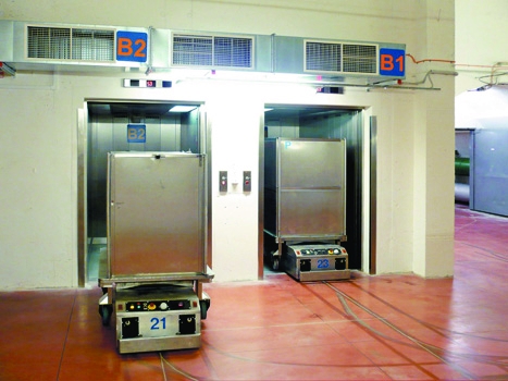 A robot hospital porter